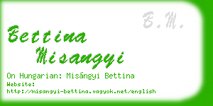 bettina misangyi business card