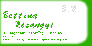 bettina misangyi business card